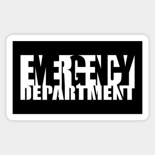 Emergency Department Word Art Magnet